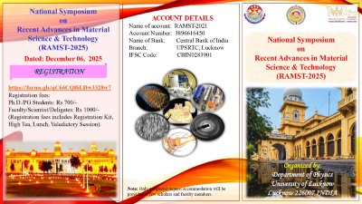 National Symposium on Recent Advances in Material Science & Technology (RAMST-2025)