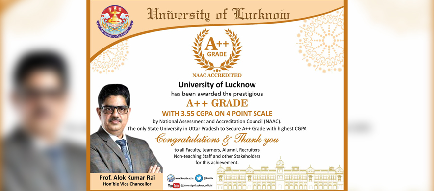 University Accredited A++ by NAAC