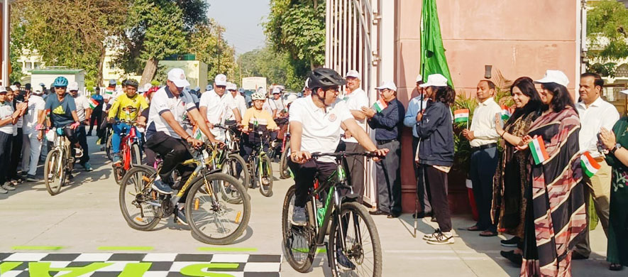 Inauguration of Cycle Yatra