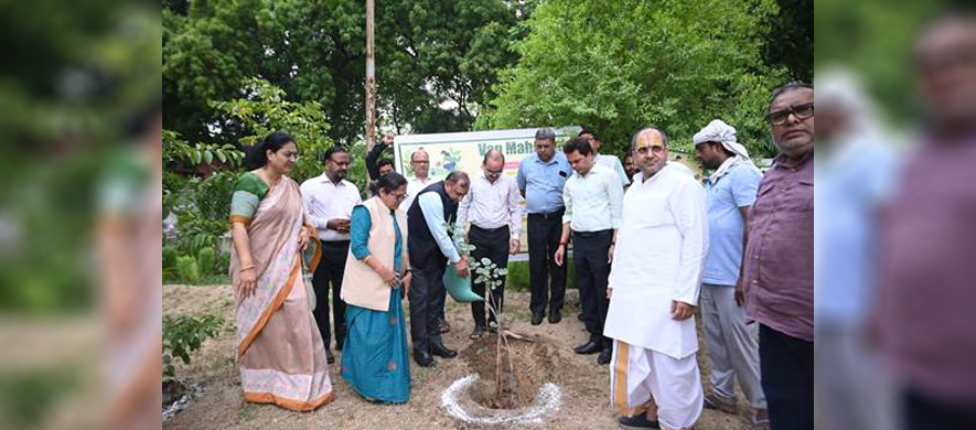 University launched Van Mahotsav 2026 with the ‘Green Pledge’, led by Vice-Chancellor Prof. Jai Prakash Saini.