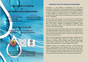 7 Days hands on training on Water Resource Management