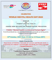 World Mental Health Day Seminar on 10 Oct 2023