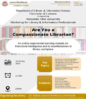 Intrastate Inter-University Workshop for Library & Information Professionals
