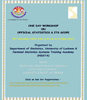 One Day Workshop On Official Statistics and Its Scope