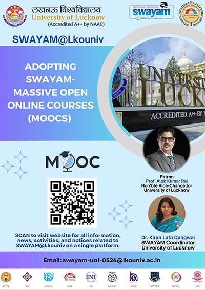 Adopting Swayam-Massive Open Online Courses (MOOCS)