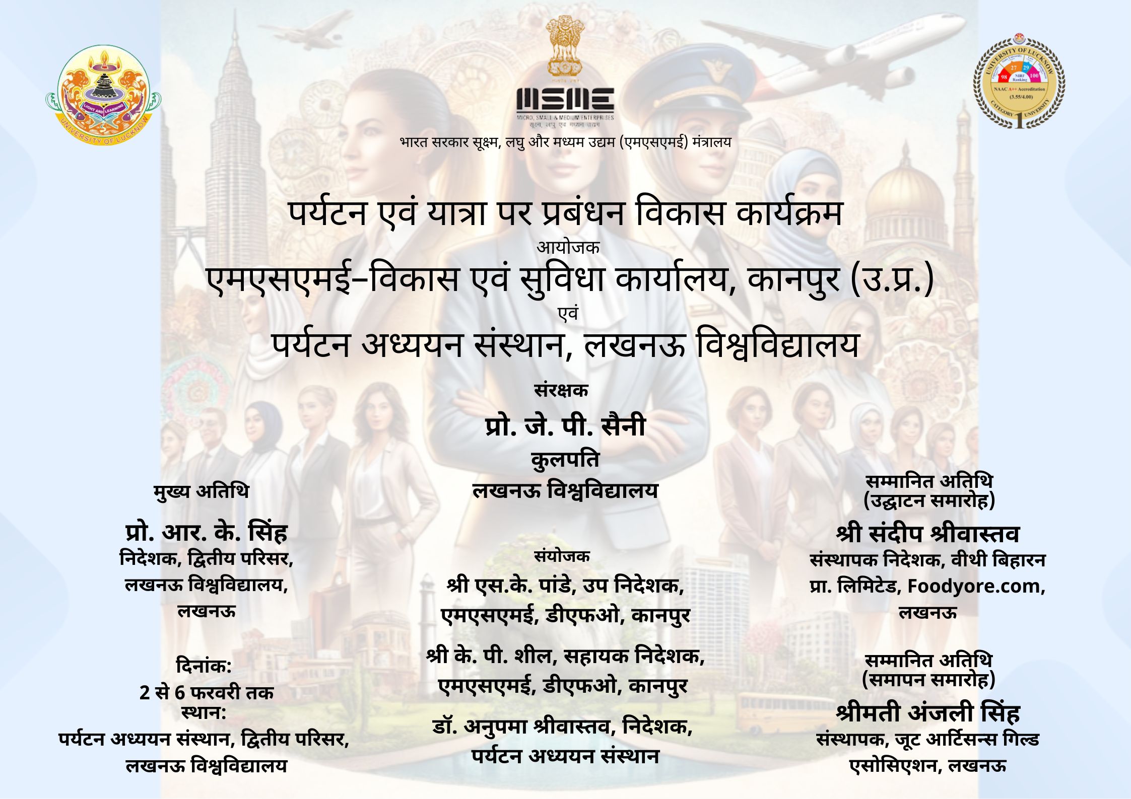 Management Development Programme on Tourism and Travel at Institute of Tourism Studies