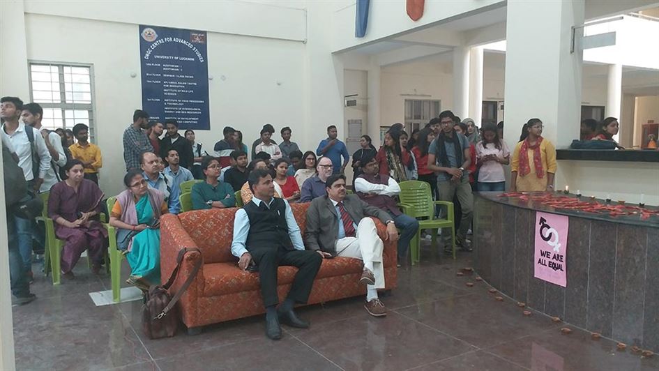 International Womens Day Celebrating at University of Lucknow
