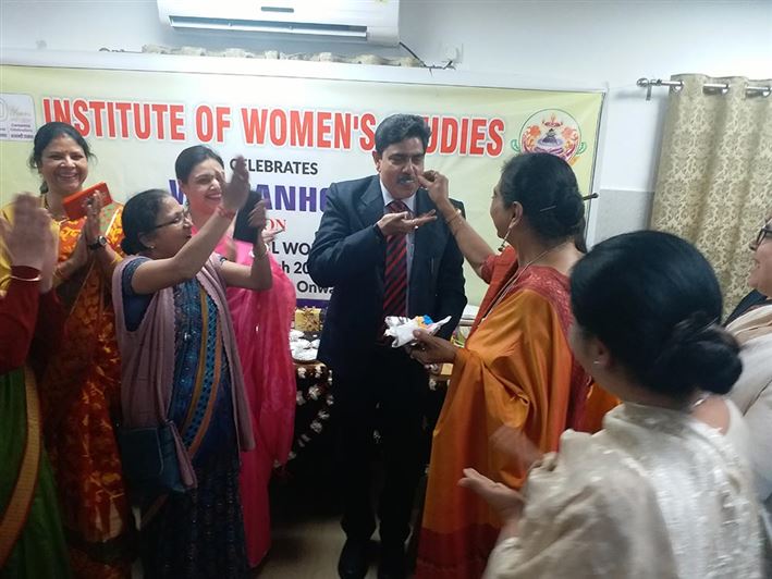 International Womens Day Celebrating at University of Lucknow